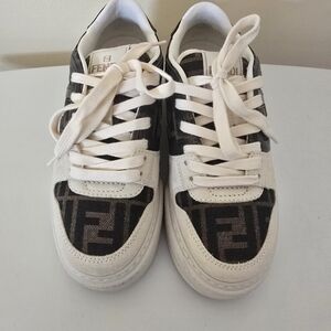 Fendi Black and White Sneakers